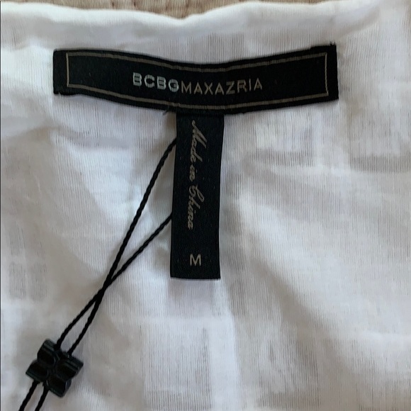 NWT BCBG Max Azria white blouse - Picture 3 of 4